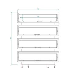 Александрия Комод (ЛДСП венге/белый бриллиант) в Нытве - nytva.mebel24.online | фото 2