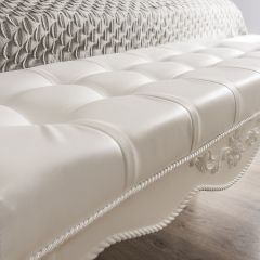 Банкетка Мишель (белый матовый) в Нытве - nytva.mebel24.online | фото 3