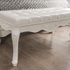 Банкетка Мишель (белый матовый) в Нытве - nytva.mebel24.online | фото 4