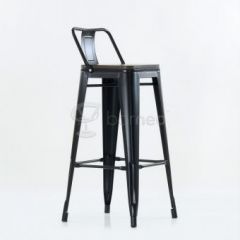 Барный стул N-238 Tolix Wood style Черный в Нытве - nytva.mebel24.online | фото 5