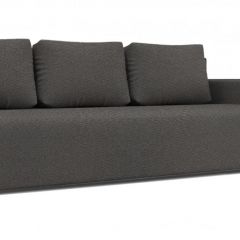 Диван Алиса 4 Bahama STEEL - Teos Dark Brown в Нытве - nytva.mebel24.online | фото