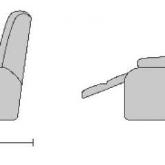 Диван-трансформер Recliner TWIN (Твин) 1 кат. ткани в Нытве - nytva.mebel24.online | фото 5