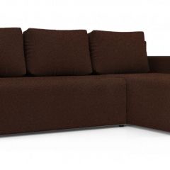 Диван угловой Алиса 3 Bahama VISION - Teos Dark Brown в Нытве - nytva.mebel24.online | фото