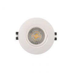 DK3028-WH Встраиваемый светильник, IP 20, 10 Вт, GU5.3, LED, белый, пластик в Нытве - nytva.mebel24.online | фото