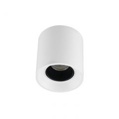 DK3090-WH+BK Светильник накладной IP 20, 10 Вт, GU5.3, LED, белый/черный, пластик в Нытве - nytva.mebel24.online | фото