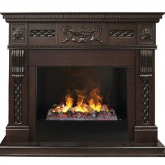 Электрокамин RealFlame Corsica Lux AO 3D Cassette 630 + Black вставка в Нытве - nytva.mebel24.online | фото 1