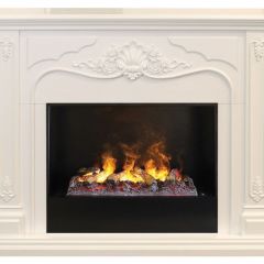 Электрокамин RealFlame Victoria 26 WT 3D Cassette 630 + Black вставка в Нытве - nytva.mebel24.online | фото