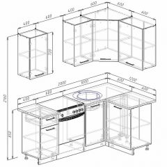 Кухонный гарнитур угловой Пайн 2000х1200 (Стол. 26мм) в Нытве - nytva.mebel24.online | фото 2