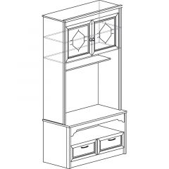 Гостиная Флоренция 4 Дуб оксфорд в Нытве - nytva.mebel24.online | фото 7