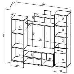 ИБИЦА Гостиная (ЯШС/ЯШТ) в Нытве - nytva.mebel24.online | фото 2