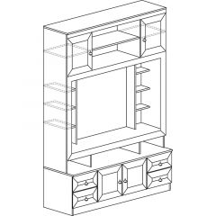 Гостиная Инна 3 Денвер светлый в Нытве - nytva.mebel24.online | фото 7