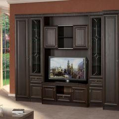 Гостиная Инна 5 Денвер темный в Нытве - nytva.mebel24.online | фото