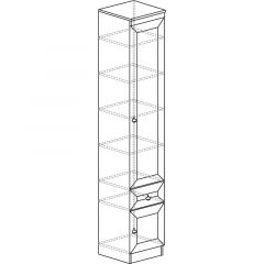 Гостиная Инна 5 Денвер темный в Нытве - nytva.mebel24.online | фото 5