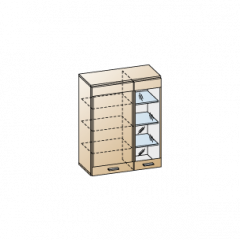 Гостиная Камелия Композиция 1 (Гикори Джексон светлый) в Нытве - nytva.mebel24.online | фото 9