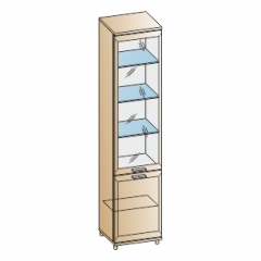 Гостиная Мелисса Композиция 2 (Ясень Асахи) в Нытве - nytva.mebel24.online | фото 7