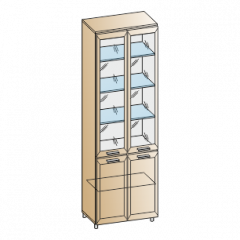 Гостиная Мелисса Композиция 3 (Ясень Асахи) в Нытве - nytva.mebel24.online | фото 2