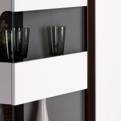 Гостиная Ронда 3 Белый глянец/венге в Нытве - nytva.mebel24.online | фото 3