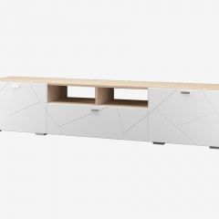 Гостиная Скайлайн набор ДБ- 2 (дуб сонома светлый/белый) в Нытве - nytva.mebel24.online | фото 11
