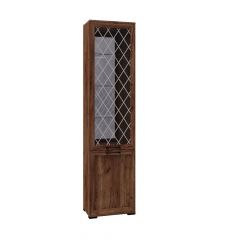 Гостиная София СП-4 Пенал с витриной МДФ Дуб крафт табачный в Нытве - nytva.mebel24.online | фото