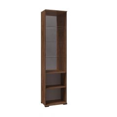 Гостиная София СП-4 Пенал с витриной МДФ Дуб крафт табачный в Нытве - nytva.mebel24.online | фото 2