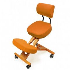 Коленный стул со спинкой Smartstool KW02В + Чехлы в Нытве - nytva.mebel24.online | фото 4