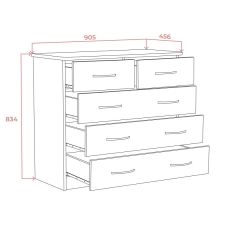 Комод 900 (Дуб сонома светлый) Эко в Нытве - nytva.mebel24.online | фото 2