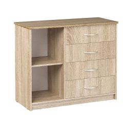 Комод Фиеста (Дуб сонома светлый) Эко в Нытве - nytva.mebel24.online | фото 2