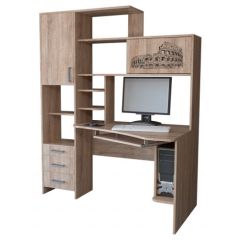 Компьютерный стол КЛ №6.0 правый (Дуб баррик) в Нытве - nytva.mebel24.online | фото