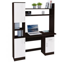 Компьютерный стол ШКОЛЬНИК (Венге/Анкор белый) в Нытве - nytva.mebel24.online | фото