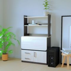 Компьютерный стол СП-1 (Венге/Дуб молочный) в Нытве - nytva.mebel24.online | фото 4