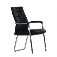 Кресло Barneo K-14 для посетителей и переговорных (черный) в Нытве - nytva.mebel24.online | фото