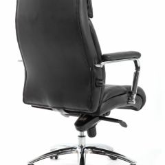 Кресло BRABIX PREMIUM "Phaeton EX-502" (кожа с компаньоном, хром, черное) 530882 в Нытве - nytva.mebel24.online | фото 4