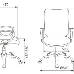 Кресло Бюрократ CH-599AXSN/32B/TW-11 черный TW-32K01 в Нытве - nytva.mebel24.online | фото 4