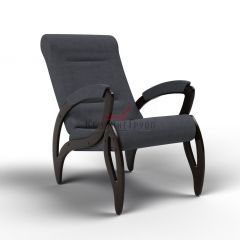 Кресло для отдыха Зельден 20-Т-ГР (тканьвенге) ГРАФИТ в Нытве - nytva.mebel24.online | фото