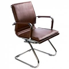 Кресло для посетителя Бюрократ CH-993-Low-V/Brown коричневый в Нытве - nytva.mebel24.online | фото 1