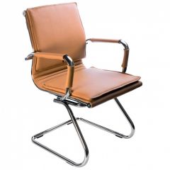 Кресло для посетителя Бюрократ CH-993-Low-V/Camel светло-коричневый в Нытве - nytva.mebel24.online | фото 1