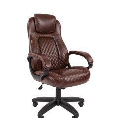 Кресло для руководителя  CHAIRMAN 432 (Экокожа коричневая) в Нытве - nytva.mebel24.online | фото