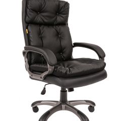 Кресло для руководителя  CHAIRMAN 442 (экокожа черная) в Нытве - nytva.mebel24.online | фото 2