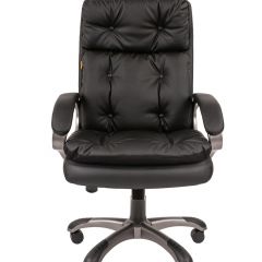 Кресло для руководителя  CHAIRMAN 442 (экокожа черная) в Нытве - nytva.mebel24.online | фото
