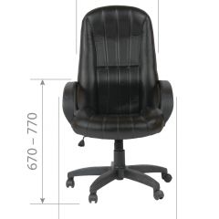 Кресло для руководителя  CHAIRMAN 685 (экокожа черный) в Нытве - nytva.mebel24.online | фото 5