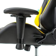 Кресло игровое Бюрократ VIKING 5 AERO YELLOW черный/желтый в Нытве - nytva.mebel24.online | фото 5