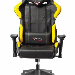 Кресло игровое Бюрократ VIKING 5 AERO YELLOW черный/желтый в Нытве - nytva.mebel24.online | фото 3