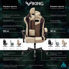 Кресло игровое Бюрократ VIKING 6 KNIGHT BL FABRIC синий в Нытве - nytva.mebel24.online | фото 5