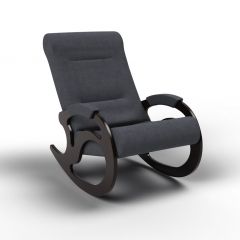 Кресло-качалка Вилла 11-Т-ГР (тканьвенге) ГРАФИТ в Нытве - nytva.mebel24.online | фото
