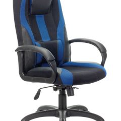 Кресло компьютерное BRABIX PREMIUM "Rapid GM-102" (экокожа/ткань, черное/синее) 532106 в Нытве - nytva.mebel24.online | фото