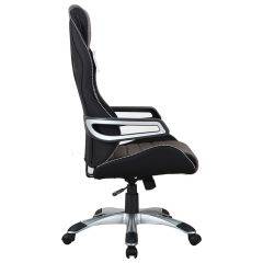 Кресло компьютерное BRABIX Techno GM-002 (ткань) черное/серое, вставки белые (531815) в Нытве - nytva.mebel24.online | фото 4