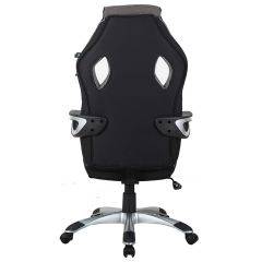 Кресло компьютерное BRABIX Techno GM-002 (ткань) черное/серое, вставки белые (531815) в Нытве - nytva.mebel24.online | фото 6