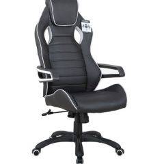 Кресло компьютерное BRABIX Techno Pro GM-003 (экокожа черное/серое, вставки серые) 531814 в Нытве - nytva.mebel24.online | фото 2