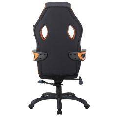 Кресло компьютерное BRABIX Techno Pro GM-003 (ткань черное/серое, вставки оранжевые) 531813 в Нытве - nytva.mebel24.online | фото 5