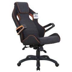 Кресло компьютерное BRABIX Techno Pro GM-003 (ткань черное/серое, вставки оранжевые) 531813 в Нытве - nytva.mebel24.online | фото 8